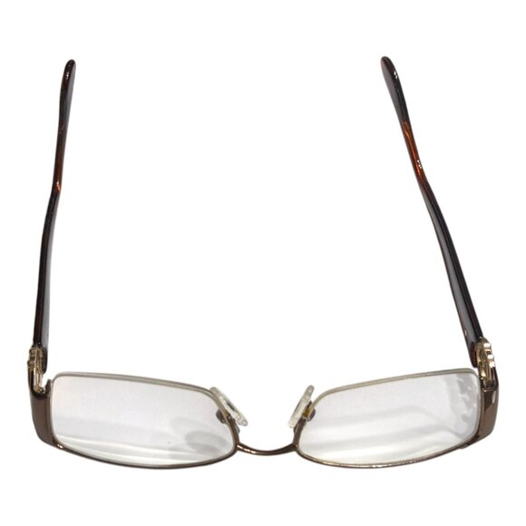 Gucci Italy GG 2844 NVX Dark Brown Half Rim Eyeglasses Frame 51-17-135 FLAW - Picture 13 of 13